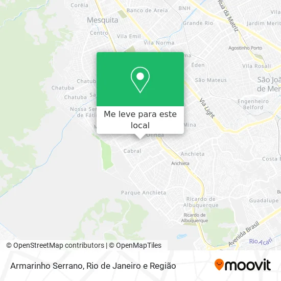 Armarinho Serrano mapa