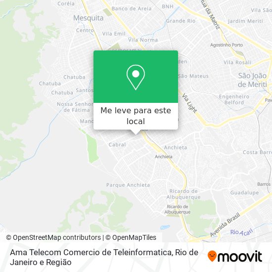 Ama Telecom Comercio de Teleinformatica mapa