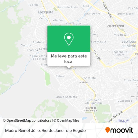 Maúro Reinol Júlio mapa