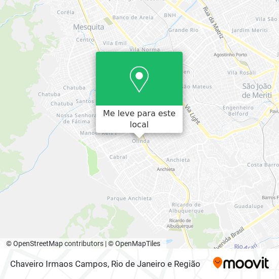 Chaveiro Irmaos Campos mapa