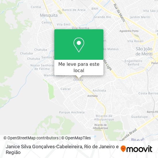 Janice Silva Gonçalves-Cabeleireira mapa