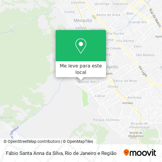Fábio Santa Anna da Silva mapa