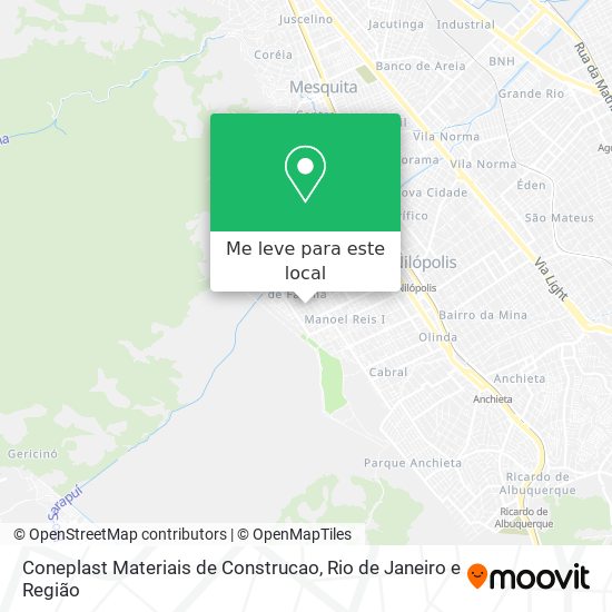 Coneplast Materiais de Construcao mapa