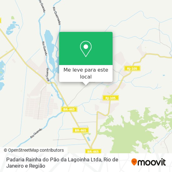 Padaria Rainha do Pão da Lagoinha Ltda mapa