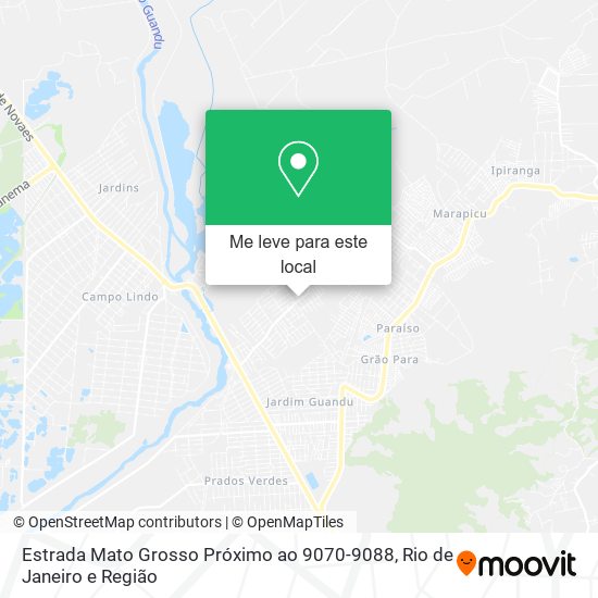 Estrada Mato Grosso Próximo ao 9070-9088 mapa