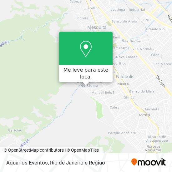 Aquarios Eventos mapa