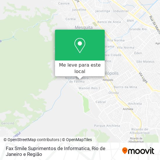 Fax Smile Suprimentos de Informatica mapa