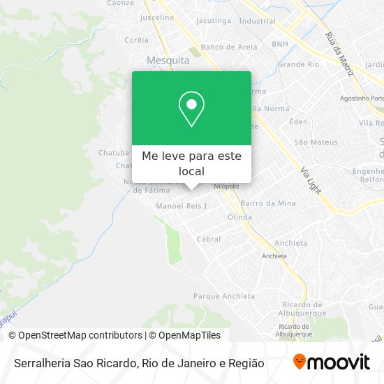 Serralheria Sao Ricardo mapa