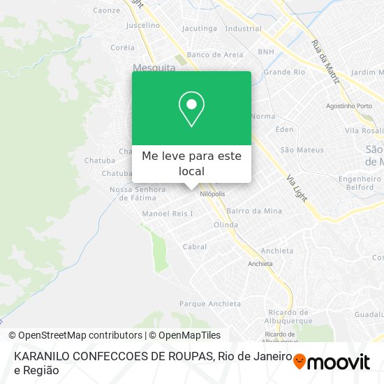 KARANILO CONFECCOES DE ROUPAS mapa