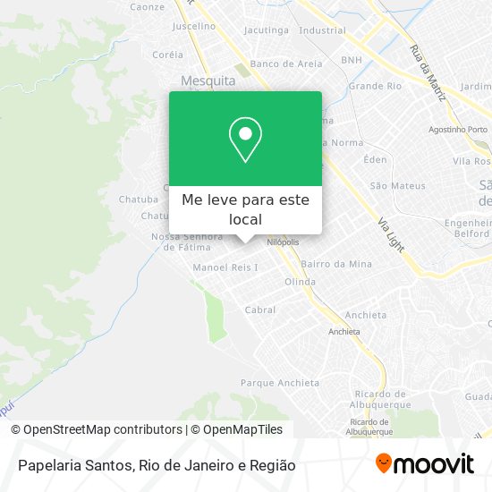 Papelaria Santos mapa