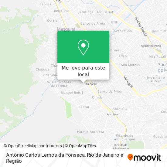 Antônio Carlos Lemos da Fonseca mapa