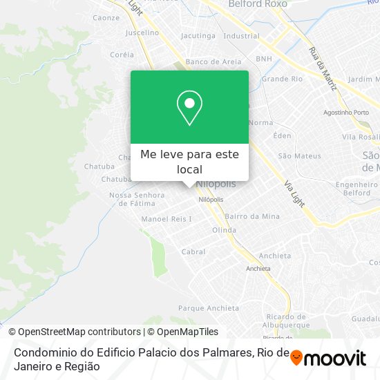 Condominio do Edificio Palacio dos Palmares mapa