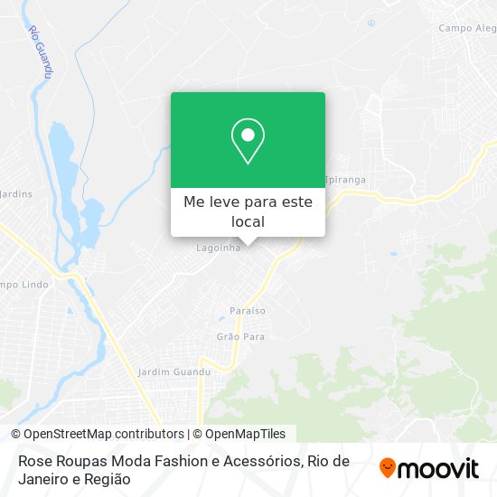 Rose Roupas Moda Fashion e Acessórios mapa