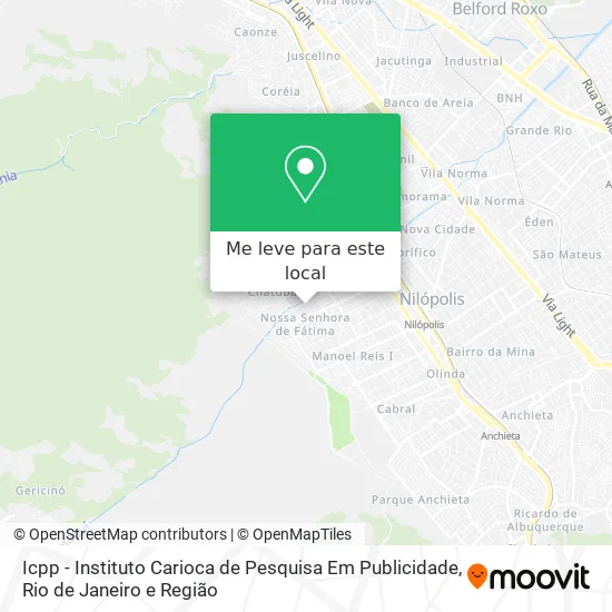 Icpp - Instituto Carioca de Pesquisa Em Publicidade mapa