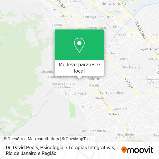 Dr. David Pecis, Psicologia e Terapias Integrativas mapa