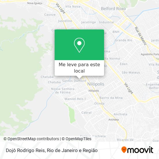 Dojô Rodrigo Reis mapa