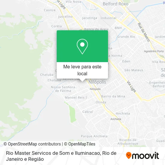 Rio Master Servicos de Som e Iluminacao mapa