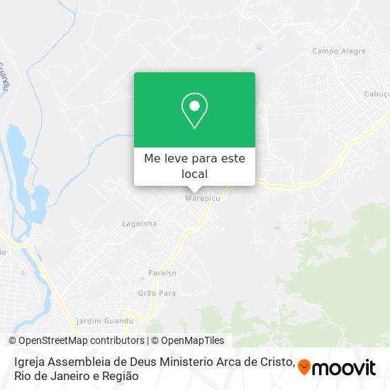 Igreja Assembleia de Deus Ministerio Arca de Cristo mapa