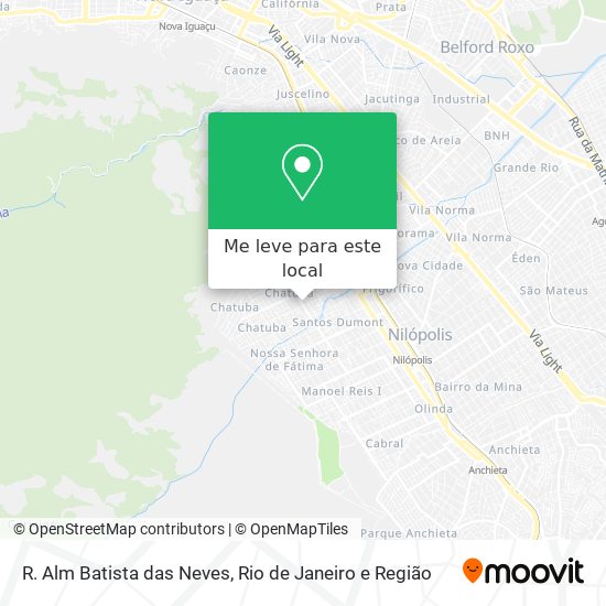 R. Alm Batista das Neves mapa
