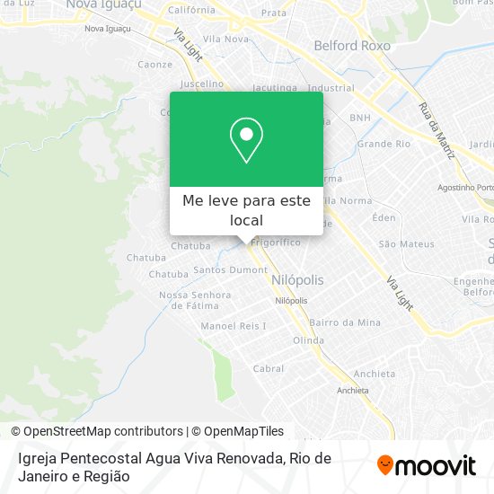 Igreja Pentecostal Agua Viva Renovada mapa