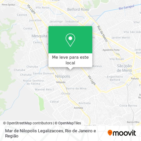 Mar de Nilopolis Legalizacoes mapa