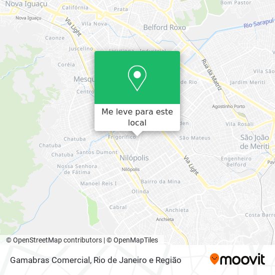 Gamabras Comercial mapa