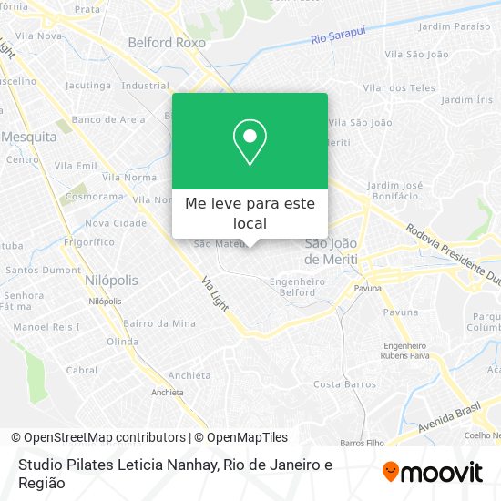 Studio Pilates Leticia Nanhay mapa