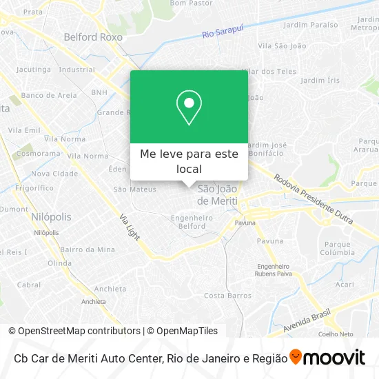 Cb Car de Meriti Auto Center mapa