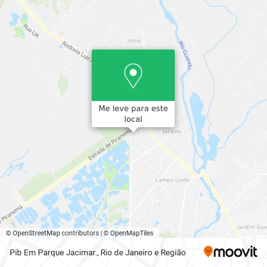 Pib Em Parque Jacimar. mapa
