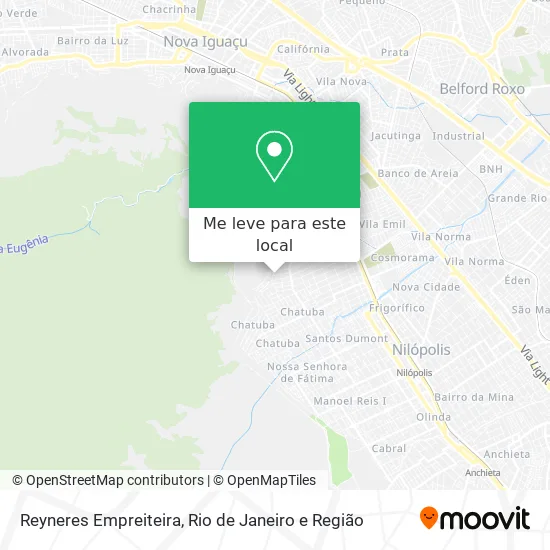 Reyneres Empreiteira mapa
