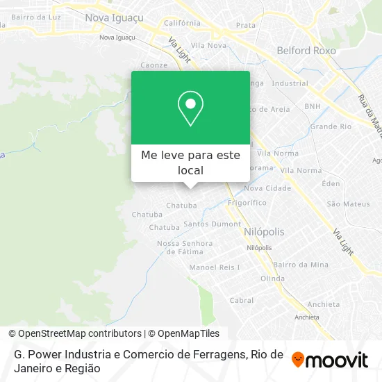 G. Power Industria e Comercio de Ferragens mapa