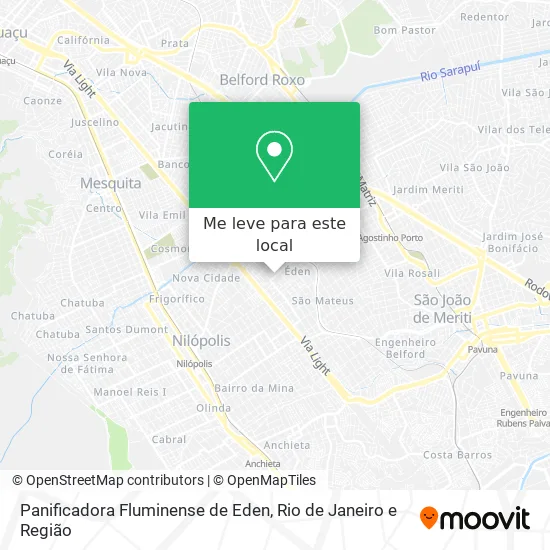 Panificadora Fluminense de Eden mapa
