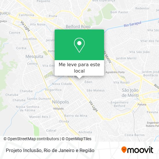 Projeto Inclusão mapa