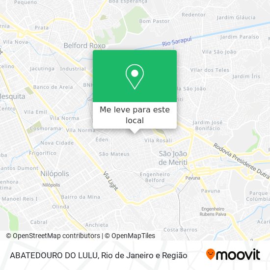 ABATEDOURO DO LULU mapa
