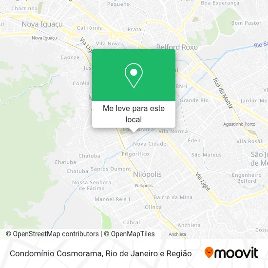 Condomínio Cosmorama mapa