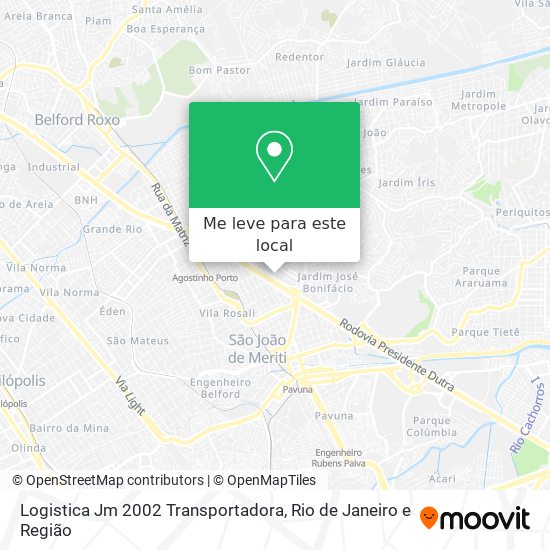 Logistica Jm 2002 Transportadora mapa