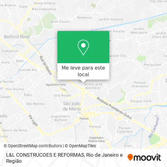 L&L CONSTRUCOES E REFORMAS mapa