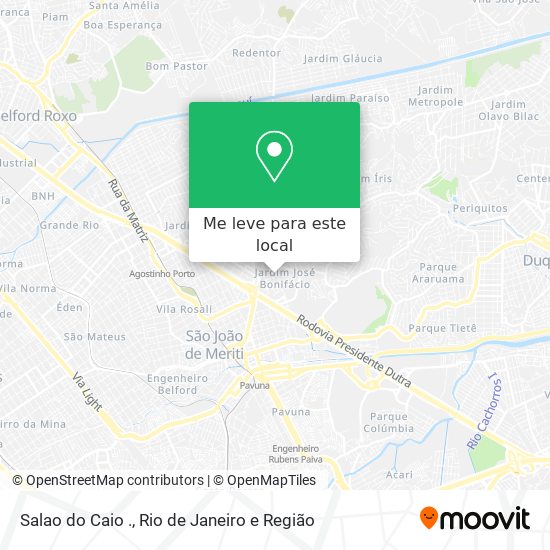 Salao do Caio . mapa