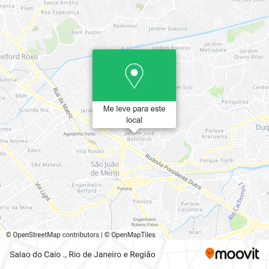Salao do Caio . mapa