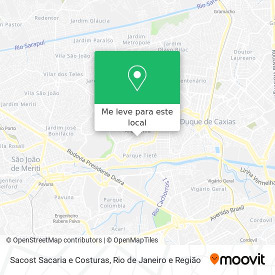 Sacost Sacaria e Costuras mapa