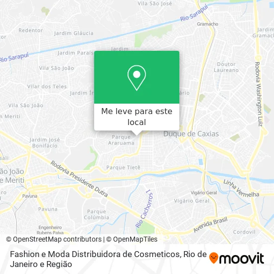 Fashion e Moda Distribuidora de Cosmeticos mapa