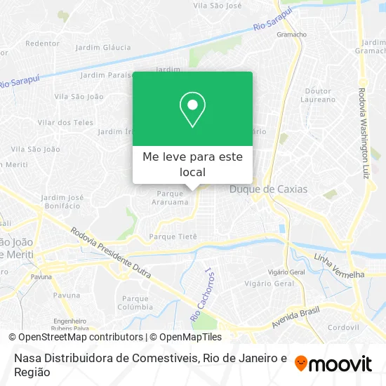 Nasa Distribuidora de Comestiveis mapa
