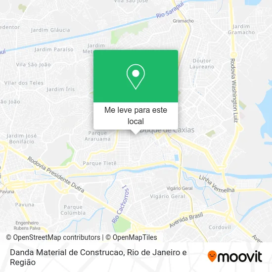 Danda Material de Construcao mapa