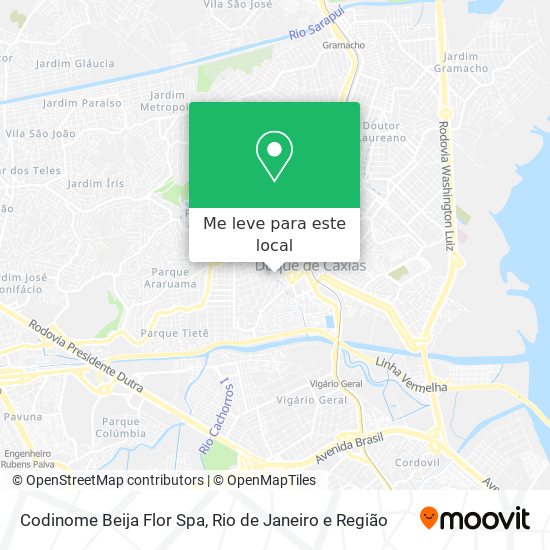 Codinome Beija Flor Spa mapa