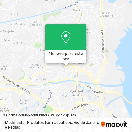 Medmaster Produtos Farmaceuticos mapa