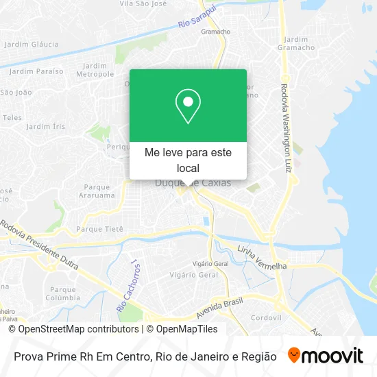 Prova Prime Rh Em Centro mapa