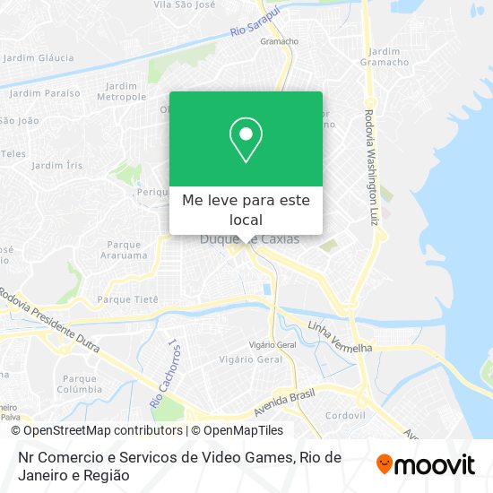 Nr Comercio e Servicos de Video Games mapa