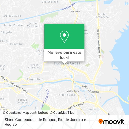 Shine Confeccoes de Roupas mapa