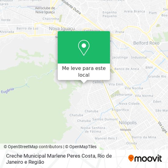 Creche Municipal Marlene Peres Costa mapa