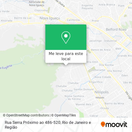 Rua Serra Próximo ao 486-520 mapa